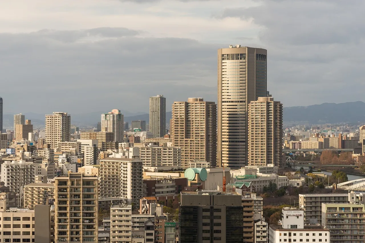 Apartment towers in Osaka