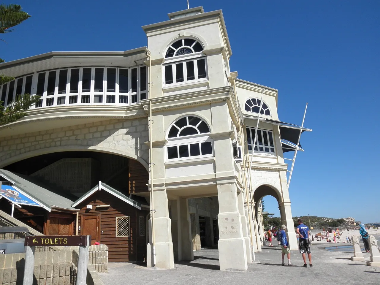 A beachfront pavilion at Cottesloe, Perth