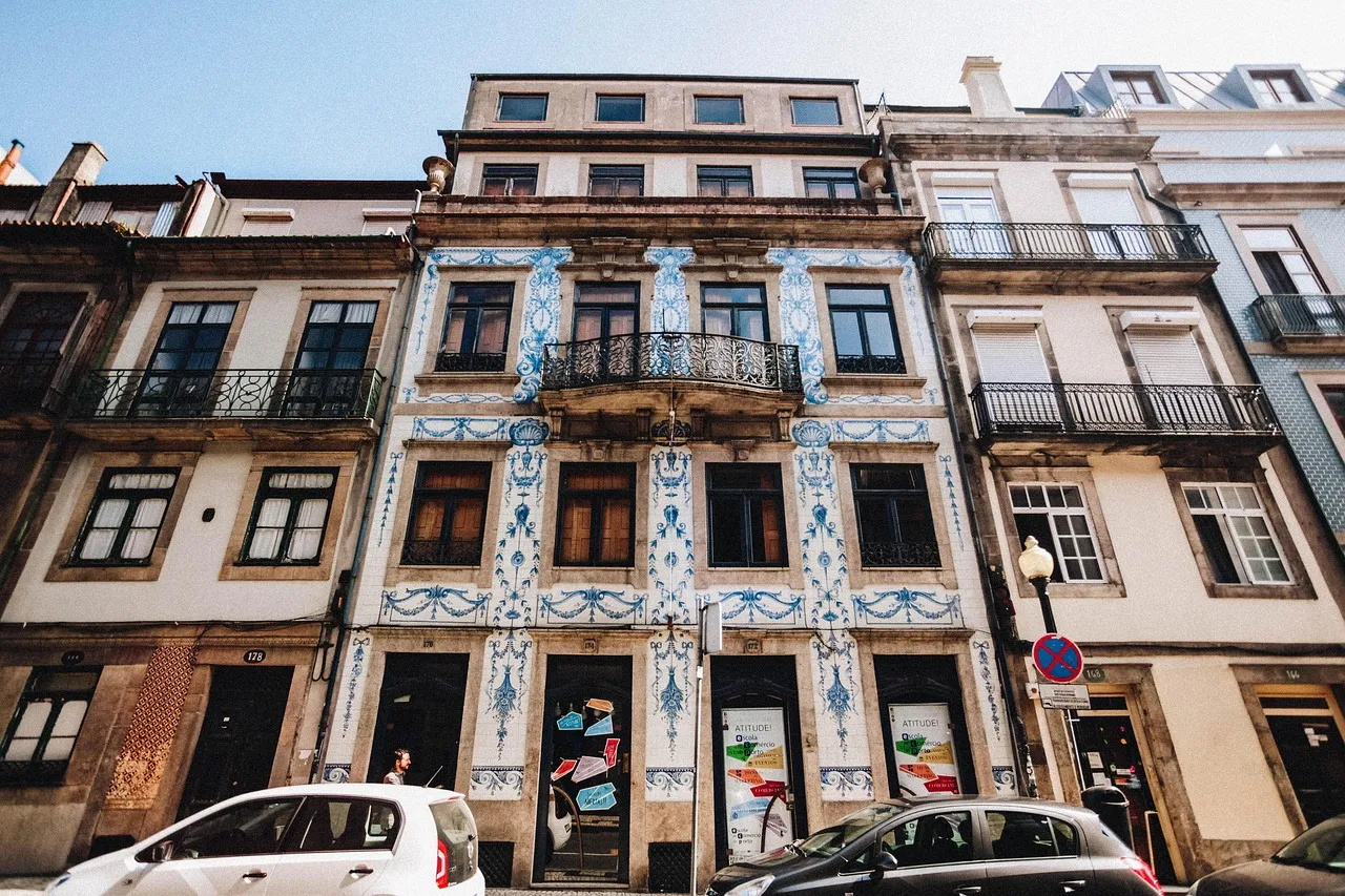Fachadas de azulejos en Portugal