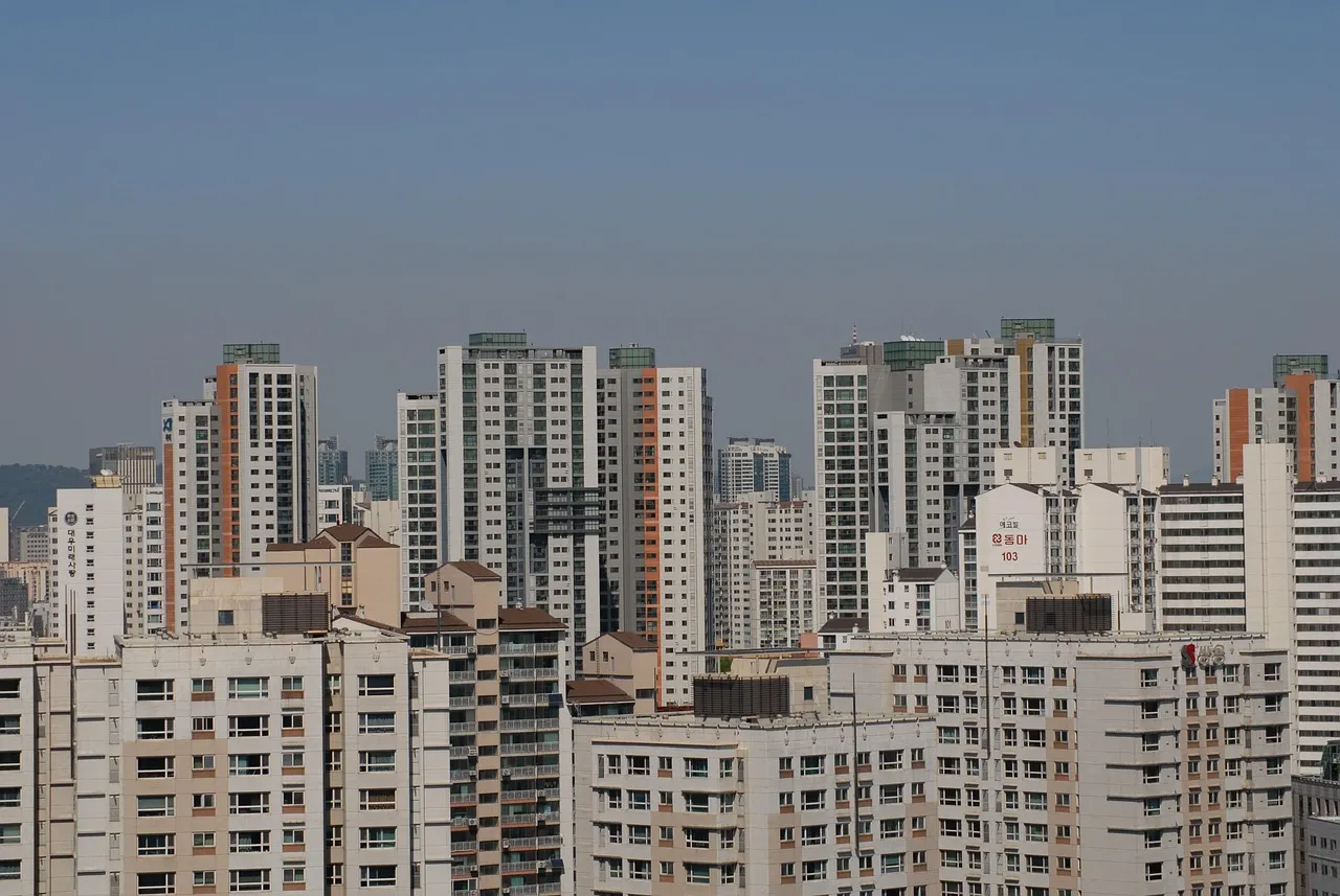 Apartment blocks in Seoul