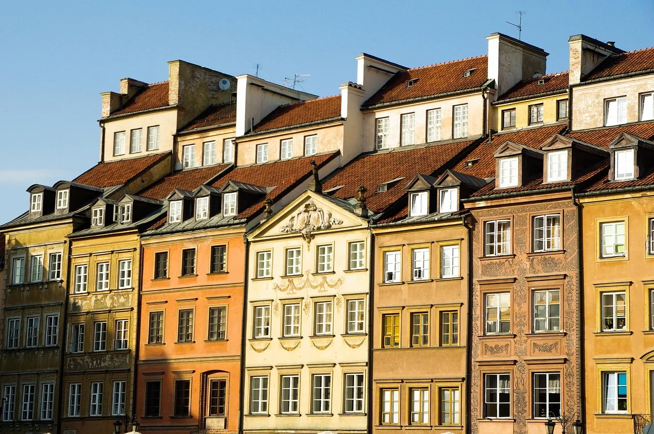 Casas de vecindad del casco antiguo de Varsovia